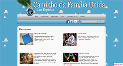 Desktop Screenshot of caminhodafamiliaunida.org