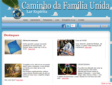Tablet Screenshot of caminhodafamiliaunida.org
